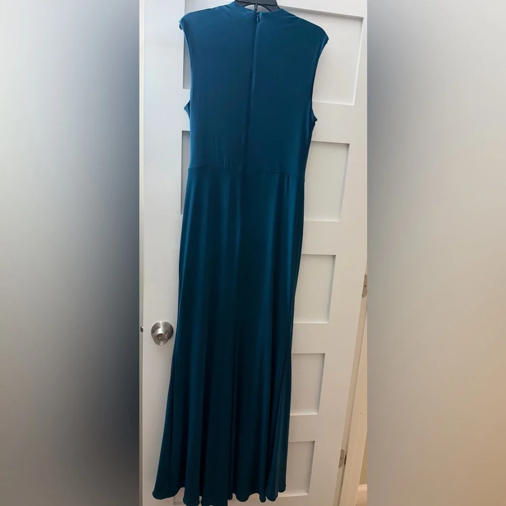 Betsy & Adam Teal Dress - Picture 8 of 9